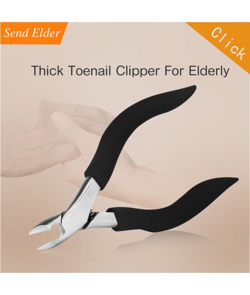 Thick Toenail Clippers Black